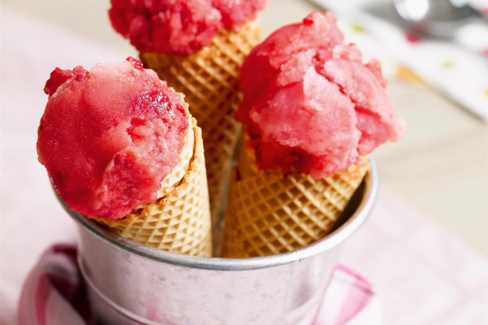 Cranberry Raspberry Sorbet